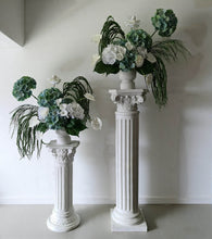 Load image into Gallery viewer, Popular green & white floor / plinth / table flowers - HIRE ONLY