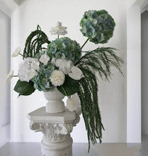 Load image into Gallery viewer, Popular green & white floor / plinth / table flowers - HIRE ONLY