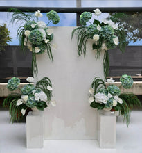 Load image into Gallery viewer, Popular Green & white flowers Set up – Option 1 - HIRE ONLY
