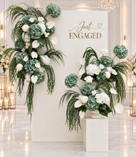 Load image into Gallery viewer, Popular Green & white flowers Set up – Option 1 - HIRE ONLY