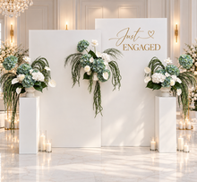 Load image into Gallery viewer, Popular Green & white flowers Set up – Option 2 - HIRE ONLY