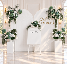 Load image into Gallery viewer, Popular Green & white flowers Set up – Option 4 - HIRE ONLY