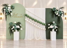 Load image into Gallery viewer, Popular Green & white flowers Set up – Option 7 - HIRE ONLY