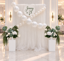 Load image into Gallery viewer, Popular Green & white flowers Set up – Option 9 - HIRE ONLY