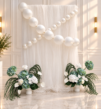 Load image into Gallery viewer, Popular Green & white flowers Set up – Option 9 - HIRE ONLY