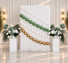Load image into Gallery viewer, Popular Green & white flowers Set up – Option 10 - HIRE ONLY