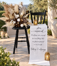 Load image into Gallery viewer, Memory Reserved seating sign for Wedding - Style 1