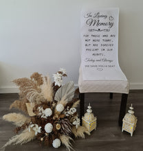 Load image into Gallery viewer, Memory Reserved seating sign for Wedding - Style 2