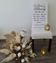 Load image into Gallery viewer, Memory Reserved seating sign for Wedding - Style 2