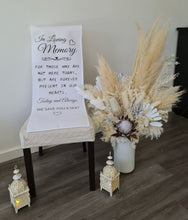 Load image into Gallery viewer, Memory Reserved seating sign for Wedding - Style 2