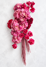 Load image into Gallery viewer, Hot pink fuchsia hanging flowers - HIRE ONLY