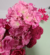 Load image into Gallery viewer, Hot pink fuchsia hanging flowers - HIRE ONLY