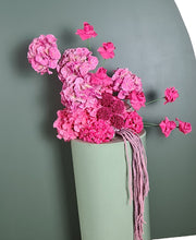 Load image into Gallery viewer, Hot pink fuchsia plinth / floor flowers - HIRE ONLY