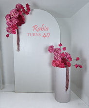 Load image into Gallery viewer, Pink package – Single arch, 2 x flowers, 1 x plinth - HIRE ONLY