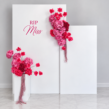Load image into Gallery viewer, Pink package - 2 x rectangular arch, 2 x pink flowers & 1 x plinth - HIRE ONLY