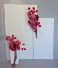Load image into Gallery viewer, Pink package - 2 x rectangular arch, 2 x pink flowers & 1 x plinth - HIRE ONLY