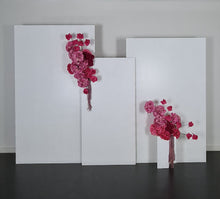 Load image into Gallery viewer, Pink package – 3 x rectangular arch, 2 x pink flowers & 1 x plinth - HIRE ONLY