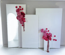 Load image into Gallery viewer, Pink package – 3 x rectangular arch, 2 x pink flowers & 1 x plinth - HIRE ONLY