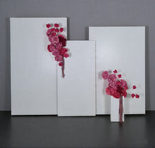 Load image into Gallery viewer, Pink package – 3 x rectangular arch, 2 x pink flowers & 1 x plinth - HIRE ONLY
