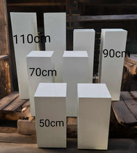 Load image into Gallery viewer, Plinth Acrylic white (25 x 25) - 50cm - HIRE ONLY