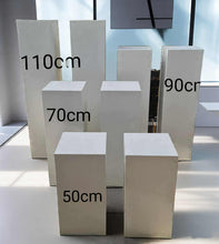 Load image into Gallery viewer, Plinth Acrylic white (25 x 25) - 90cm - HIRE ONLY
