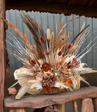 Load image into Gallery viewer, Rustic everlasting flowers in chest - HIRE ONLY
