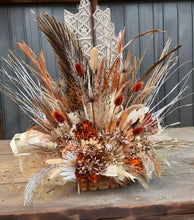 Load image into Gallery viewer, Rustic everlasting flowers in chest - HIRE ONLY