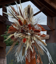 Load image into Gallery viewer, Rustic everlasting flowers & wooden arbour – Option 2 - HIRE ONLY