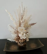 Load image into Gallery viewer, Preserved everlasting Mother's Day flowers in unique pot with tray