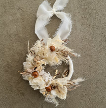 Load image into Gallery viewer, Preserved flowers Mini Christmas wreath – XMAS17