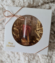 Load image into Gallery viewer, Cute mini preserved rose thumb glass dome Xmas gift