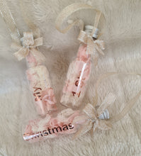 Load image into Gallery viewer, My 1st Christmas baby gift – set of 3 preserved flowers bottles – XMAS53