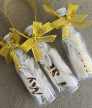Load image into Gallery viewer, My 1st Christmas baby gift – set of 3 preserved flowers bottles – XMAS54