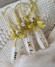 Load image into Gallery viewer, My 1st Christmas baby gift – set of 3 preserved flowers bottles – XMAS54