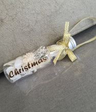 Load image into Gallery viewer, My 1st Christmas baby gift – set of 3 preserved flowers bottles – XMAS57