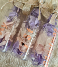 Load image into Gallery viewer, My 1st Christmas baby gift – set of 3 preserved flowers bottles – XMAS60