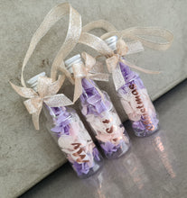 Load image into Gallery viewer, My 1st Christmas baby gift – set of 3 preserved flowers bottles – XMAS60