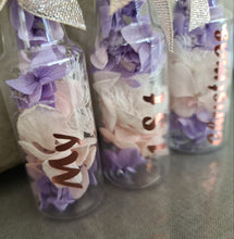 Load image into Gallery viewer, My 1st Christmas baby gift – set of 3 preserved flowers bottles – XMAS60