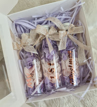 Load image into Gallery viewer, My 1st Christmas baby gift – set of 3 preserved flowers bottles – XMAS60