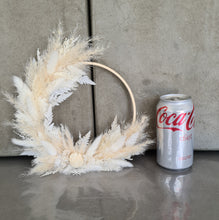 Load image into Gallery viewer, Boho fluffy Everlasting flowers Christmas Wreath