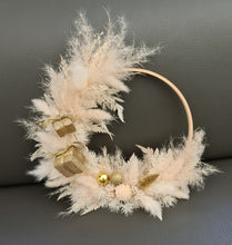 Load image into Gallery viewer, Boho fluffy Everlasting flowers Christmas Wreath