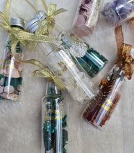 Load image into Gallery viewer, Preserved Everlasting flowers Christmas Bottles Xmas Décor - Green Colours