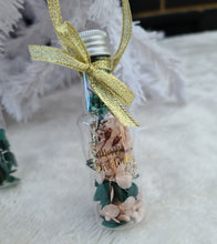 Load image into Gallery viewer, Preserved Everlasting flowers Christmas Bottles Xmas Décor - Green Colours