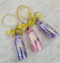 Load image into Gallery viewer, Preserved Everlasting flowers Christmas Bottles Xmas Décor - Pink & Purple Colours