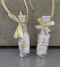 Load image into Gallery viewer, Preserved Everlasting flowers Christmas Bottles Xmas Décor - Neutral Colours