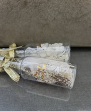 Load image into Gallery viewer, Preserved Everlasting flowers Christmas Bottles Xmas Décor - Neutral Colours