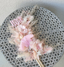 Load image into Gallery viewer, Its a Girl Preserved flowers pink Cake Topper