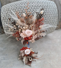 Load image into Gallery viewer, Rustic autumn color floral cake topper