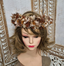 Load image into Gallery viewer, Rustic Boho preserved Flower Crown