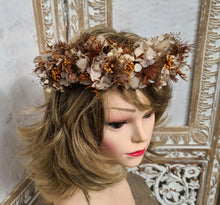 Load image into Gallery viewer, Rustic Boho preserved Flower Crown